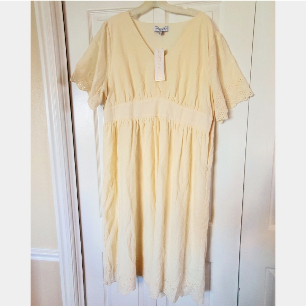 Delightful Buttercream Piper & Scoot Dress